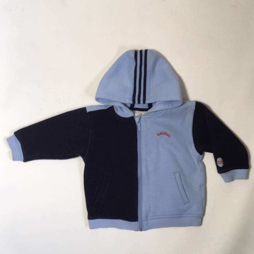 Vintage Adidas Baby Hoodie: 12-18 mo.